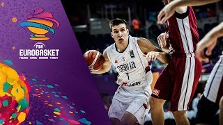 Serbia v Latvia  Highlights  FIBA EuroBasket 2017 [upl. by Alexandrina]