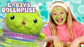 Make Squishy Squeezy Glow Mask with Gabby  GABBYS DOLLHOUSE [upl. by Reddin]