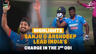 Sanju Samsons 100 amp Arshdeep Singhs 4fer Help India Win ODI Series  SA vs IND 3rd ODI Highlights [upl. by Fancy]