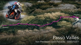 Passo Valles  Von Predazzo nach Falcade SS50SS51 [upl. by Savanna]