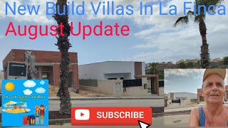 August Update on New build Villas on La Finca Algorfa [upl. by Balfour413]