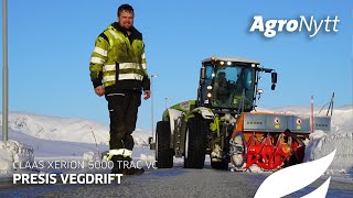 CLAAS XERION 5000 TRAC VC  Presis Vegdrift  Hemsedalsfjellet [upl. by Auberon]