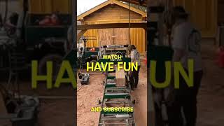 Learn To Cut Perfect Timbers With your Own HM130Maxtimberframehm130max woodlandmills timber [upl. by Gokey]