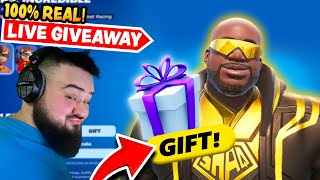 🔴GIFTING SHAQ SKIN EVERYGAME 1 win  1500 VBUCKS Fortnite Fashion Show Live  Custom Matchmaking [upl. by Kora355]