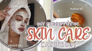 COMO CUIDAR da PELE SEM GASTAR NADA  RECEITAS CASEIRAS de PRODUTOS para SKIN CARE  PELE PERFEITA 🧼 [upl. by Lantha]