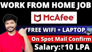 McAfee Hiring  Work From Home Jobs 2024  Online jobs at home  Remote Jobajsinghrawat [upl. by Hime]