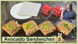 Avocado Sandwiches with Tomato amp Bocconcini Cheese [upl. by Dnomde142]