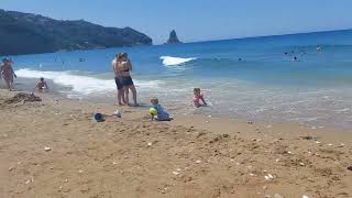 Agios Gordios beach Corfu [upl. by Amilb]