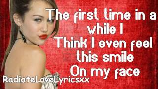 Miley Cyrus Clear Lyrics [upl. by Aratas905]