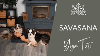 Yoga Tuto  Comment faire savasana en yoga [upl. by Atinoj]