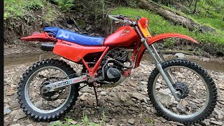 1983 Honda XR200R how much fun can 15hp be in the woods [upl. by Danette]