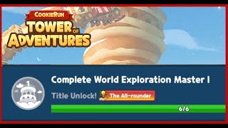 How to Get The Allrounder Title in Cookie Run Tower of Adventures [upl. by Caleb346]