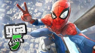 TESTANDO a ROUPA do HOMEM ARANHA no GTA 5  Super Poderes [upl. by Alaster]