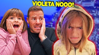 VIOLETA VE POR PRIMERA VEZ EL ARBOL Itarte vlogs [upl. by Eihpos]