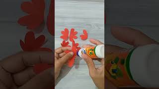 Rose Paper Flower  Wall Hanging Decorations  How to Make Rose Paper Flower  Rose Guldasta Fuldani [upl. by Buzz]