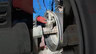 Correction and repair process of wheel hub [upl. by Levy]