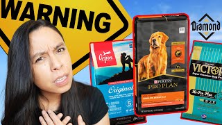 The 4 TOP Dog Foods to AVOID 😳 Purina Orijen Victor and Diamond [upl. by Lamiv448]