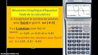 Résolution graphique déquation Graph 35 [upl. by Llewsor]