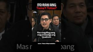 ITO RAW ANG TAMA’T TOTOO Duterte EJK QuadCom [upl. by Esilehc]