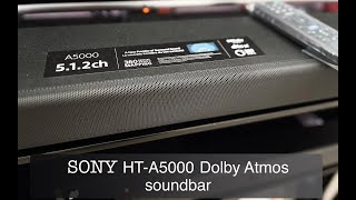 Sony HTA5000 Dolby Atmos soundbar Premium bluetooth soundbar for immersive experience [upl. by Airec245]