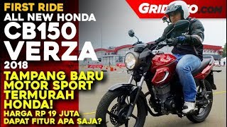 All New Honda CB150 Verza  First Ride Review  GridOto [upl. by Ardnasak399]