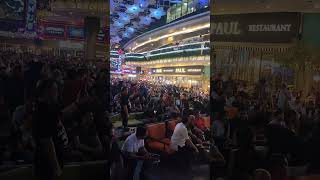 MERINDING SATU MALL NYANYI TANAH AIRKU NOBAR TIMNAS INDONESIA VS UZBEKISTAN timnasu23 [upl. by Bee]