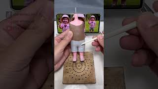 Clay Artisan JAY ：Sculpting a Sweet and Adorable Character Eating Ice Cream [upl. by Sancha]