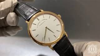 A Lange and Sohne Saxonia Thin Manual Wind 211032 [upl. by Sauder]