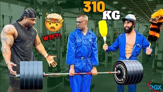 CRAZY POWERLIFTER Shocked Bodybuilders In Gym🤯  Anatoly And Nikita Gym Prank [upl. by Banks]