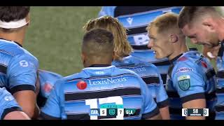 CARDIFF RUGBY v GLASGOW WARRIORS  URC 202425  3RD ROUND  RUGBY FULL MATCH [upl. by Richmound431]