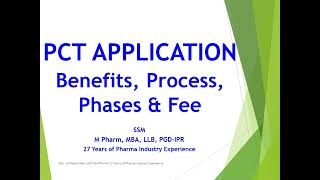 PCT Patent Application  Benefits  Process  Phases  Fee [upl. by Helali]