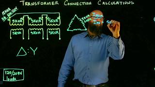 Delta to WYE Transformer Calculations [upl. by Dawson]