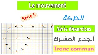 Tronc commun  Série dexercices 3  Le mouvement [upl. by Eittel393]