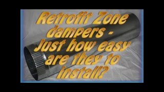 Retrofit Damper Installation Instruction Video [upl. by Ahsemed445]