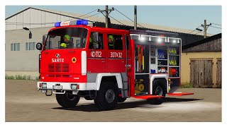 FS19 DL Alarmowo Jelcz 442 GCBA Rosenbauer z OSP Radomierowice [upl. by Pyne]