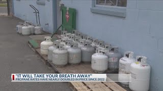 Increased propane costs shock East Texans [upl. by Yelrehs282]