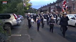 Derrylee Flute Band  Armagh True Blues FB 45th Anniversary Parade 2023 [upl. by Aurora670]