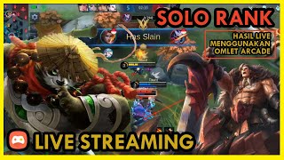 SOLO RANK  HASIL LIVE STREAMING MENGGUNAKAN APK OMLET ARCADE [upl. by Etiuqram]