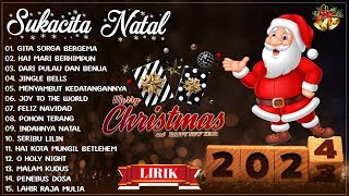 LAGU NATAL TERBARU 2023  2024 PALING ENAK DIDENGAR  GITA SORGA BERGEMA LIRIK  SELAMAT NATAL [upl. by Anilyx]