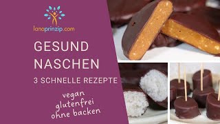 Drei gesunde SchokoladenDesserts in fünf Minuten ohne Backen [upl. by Asiral]