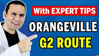 Orangeville G2 Test ROUTE 1 ★★ PASS IN THE 1st ATTEMPT ★★ Step By Step ★★ EXPERT TIPS★★ [upl. by Adnilim668]