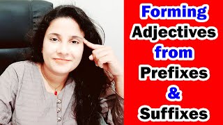 Affixes in English Grammar in Sinhala  Prefixes Suffixes Adjectives [upl. by Indnahc]