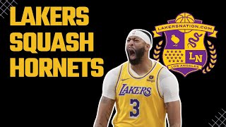 Lakers Blow Out Hornets For MuchNeeded Win [upl. by Nevlin]