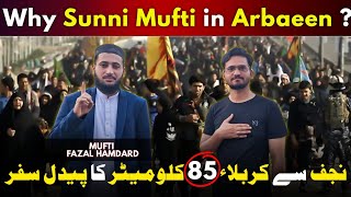 Why Sunni Mufti in Arbaeen 2024  Mufti Fazal Hamdard [upl. by Rikahs]