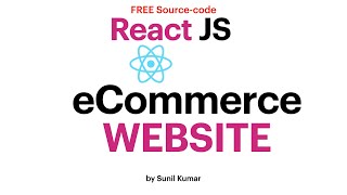 How To Create Complete Ecommerce Website Using React [upl. by Anidnamra977]