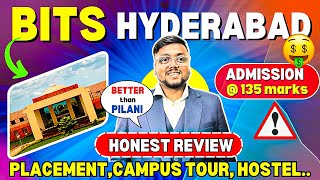 BITS Pilani Hyderabad Honest Review 2024 🥳  ✅Placements  Fees Cutoff  Hostel BITSAT Counselling [upl. by Lexi]