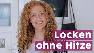 Locken ohne Hitze Schöne Naturlocken mit der PloppingMethode [upl. by Goth]