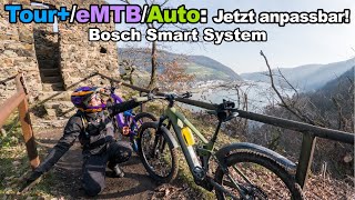 Tour  eMTB  Auto Jetzt anpassbar Test Bosch Smart System Flow App Stromgeil [upl. by Behah]