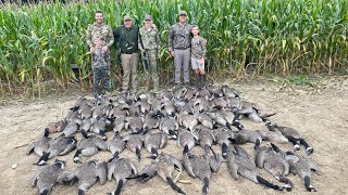 Annual Early Goose Season FatherSon Hunt [upl. by Kramnhoj620]