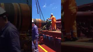 Cargo Floating Hose Saflote Barebell Hose Type 545X  Mooring Master  FPSO [upl. by Asare]